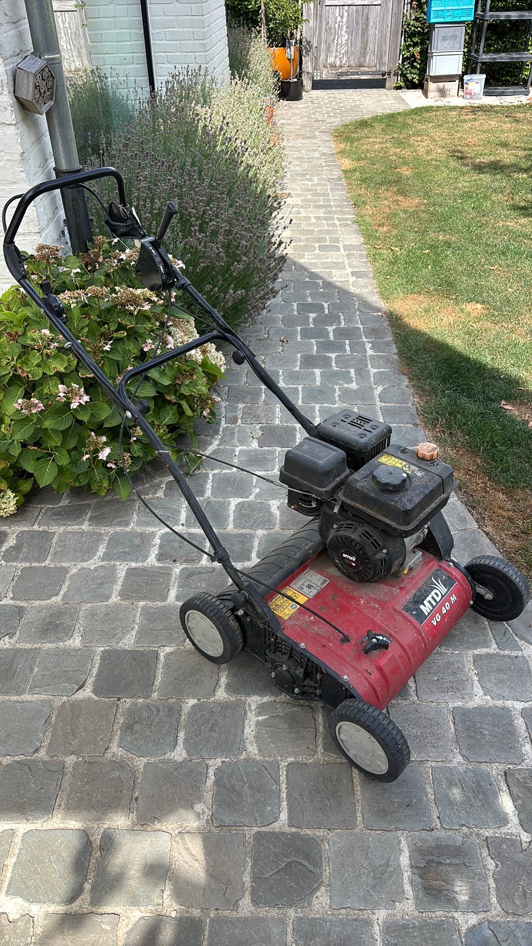 Scarificateur MTD VG 40 M, Jardin & Terrasse, Enlèvement, Utilisé, Essence