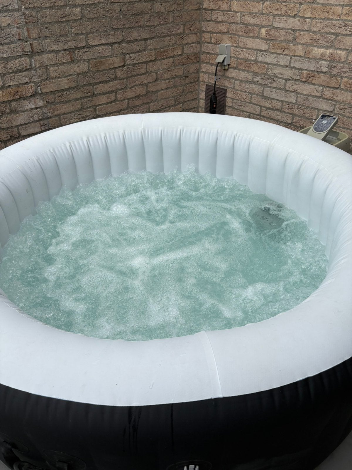 Lay-Z-Spa Bestway pour 4 personnes, Jardin & Terrasse, Bains à remous et Spas, Enlèvement, Comme neuf, Couverture, Gonflable