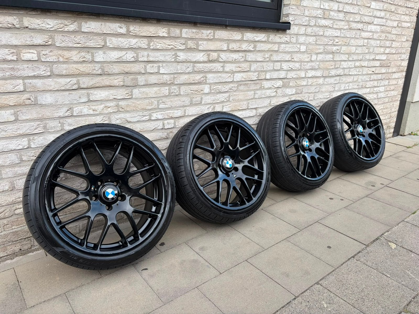Bmw csl 19inch 5x120 velgen met banden, Ophalen of Verzenden, Band(en)