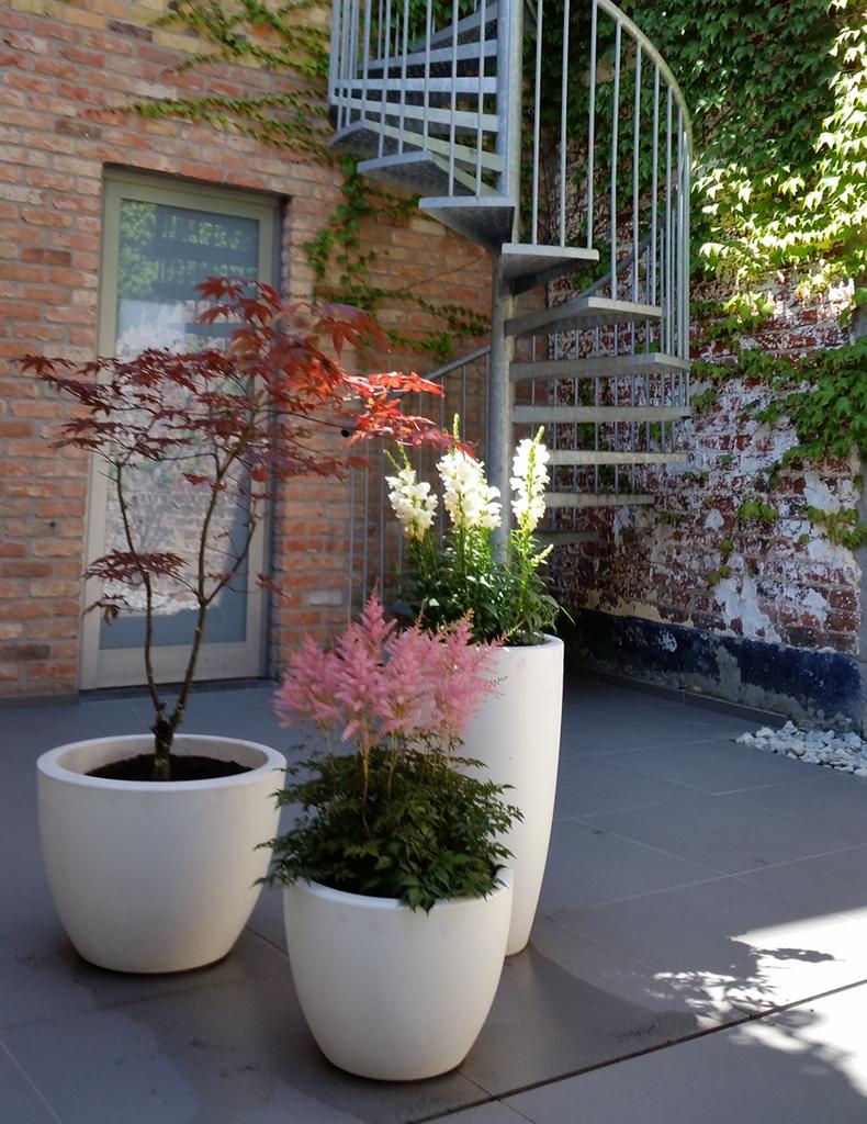 bloempot elho, Tuin en Terras, Bloempotten, Ophalen, Zo goed als nieuw, Kunststof