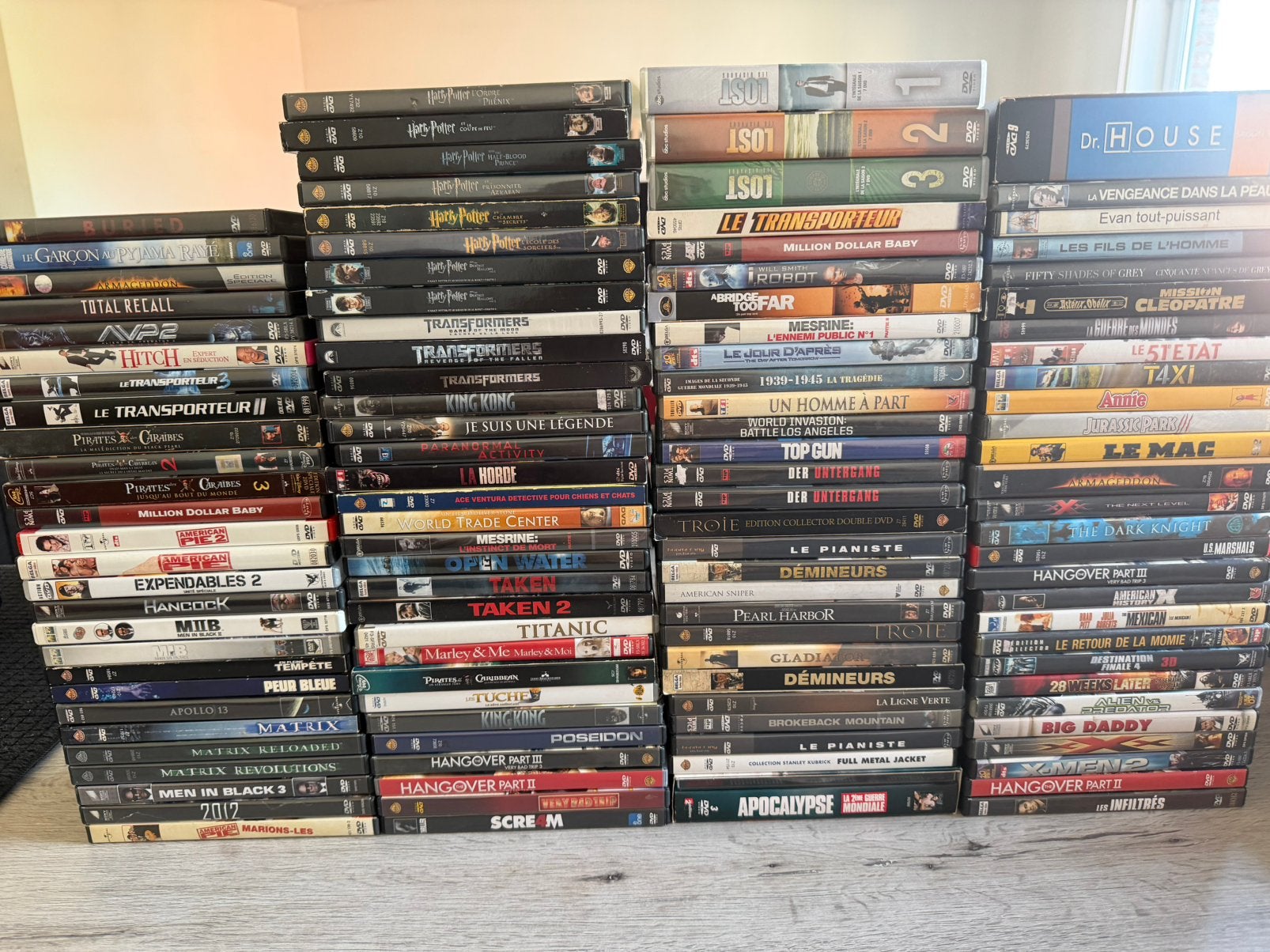 vend/échange un lot de dvd/blu ray contre blu ray, Ophalen, Zo goed als nieuw, Boxset