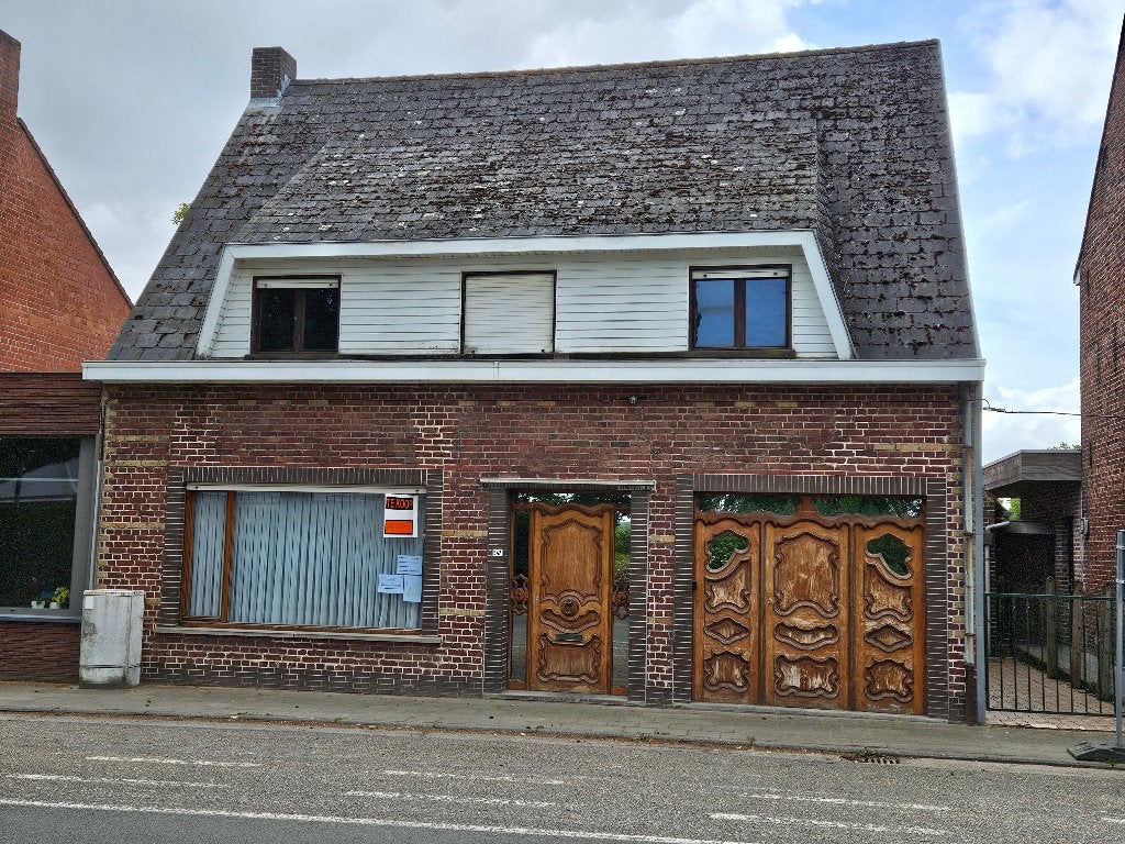 Te renoveren woning met grote tuin, Immo, Maisons à vendre, Province de Flandre-Occidentale, 1000 à 1500 m², Habitation avec espace professionnel