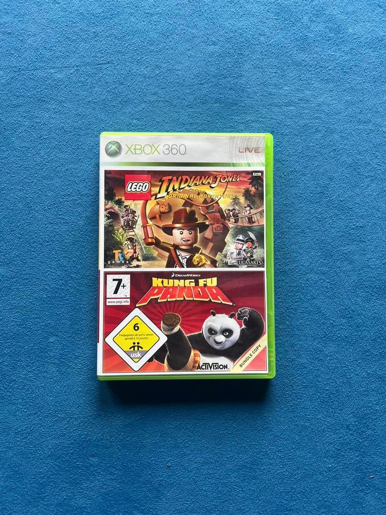 Xbox 360- Indiana Jones x Kung fu panda- Cib, Games en Spelcomputers, Ophalen, Zo goed als nieuw