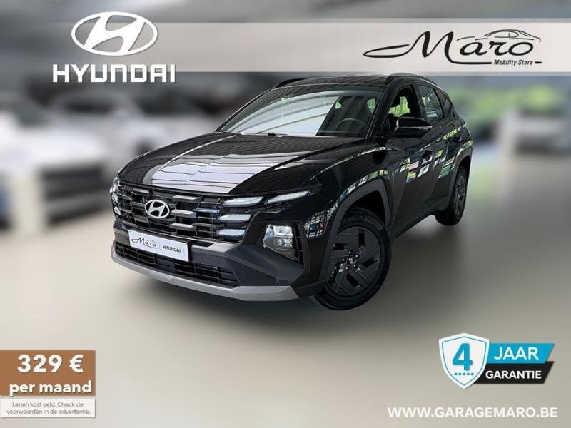 Hyundai Tucson 1.6T-GDi HYBRIDE Shadow Black Edition, Auto's, Automaat, 239 pk, Overige brandstoffen, Zwart
