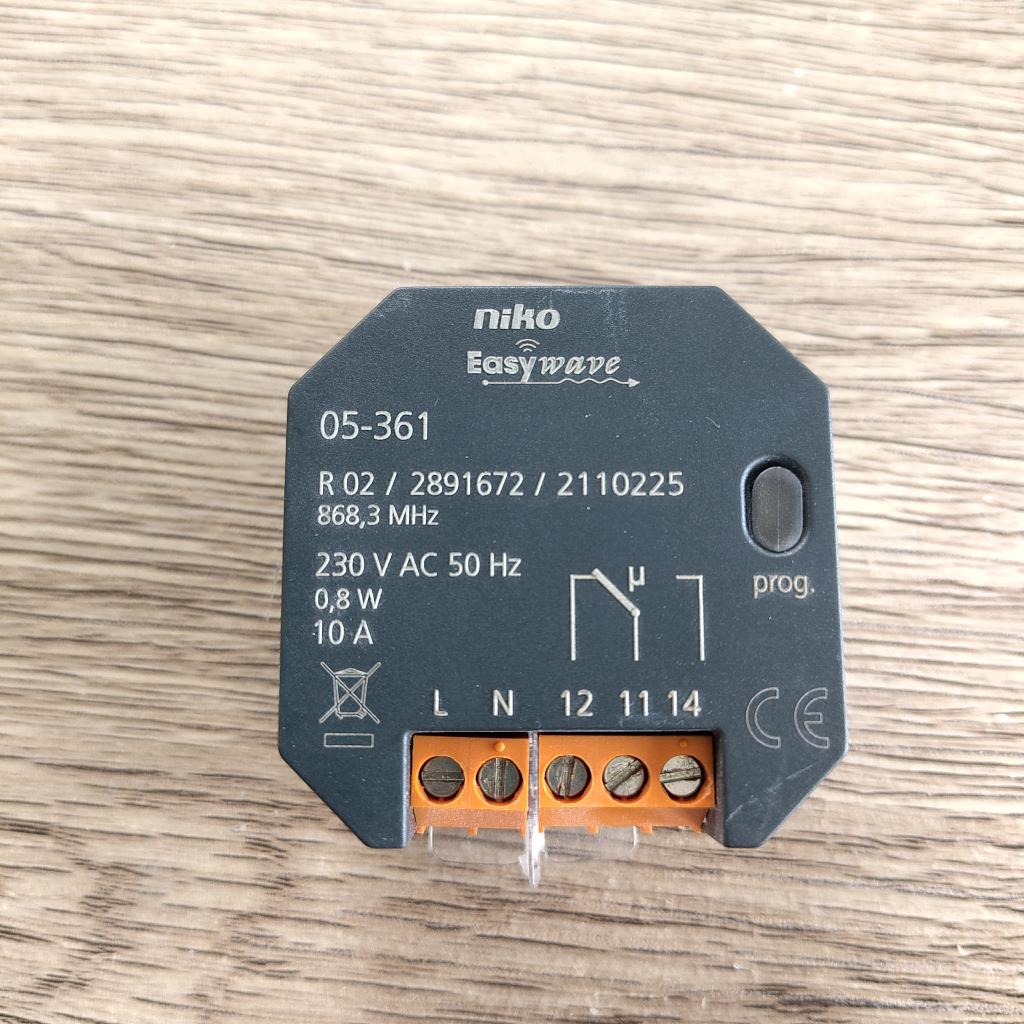 Niko EasyWave draadloze schakelaar (05-361), Doe-het-zelf en Bouw, Ophalen, Gebruikt, Schakelaar