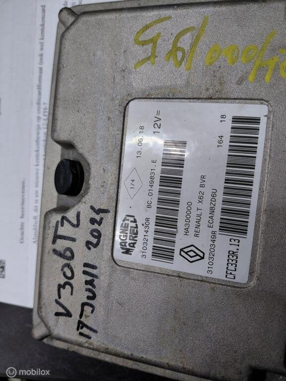 Computer quickschift pa0012 Renault Master robot 310321430r, Gebruikt, Renault, Ophalen of Verzenden, Renault