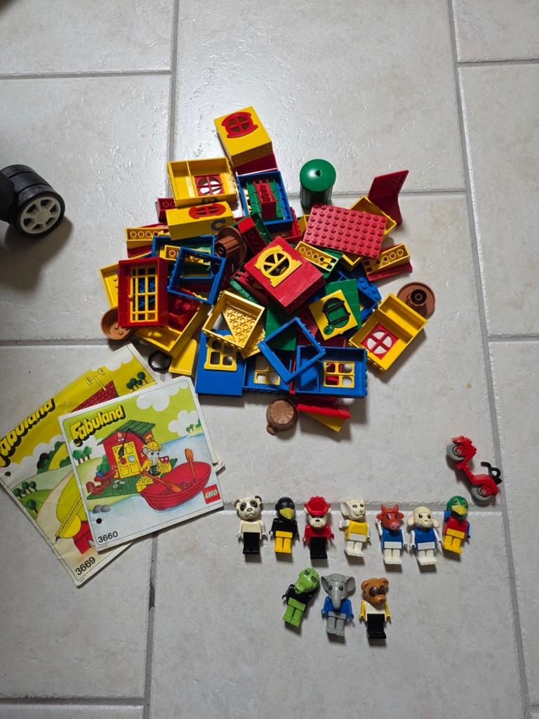 Lego Fabuland lot met bundels 1985 en 1982, Ophalen of Verzenden, Zo goed als nieuw, Complete set, Lego