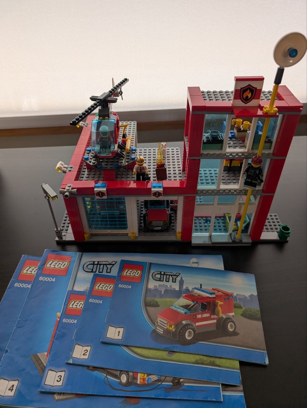 lego caserne pompier (60004), City, Lego, Ensemble complet, Utilisé