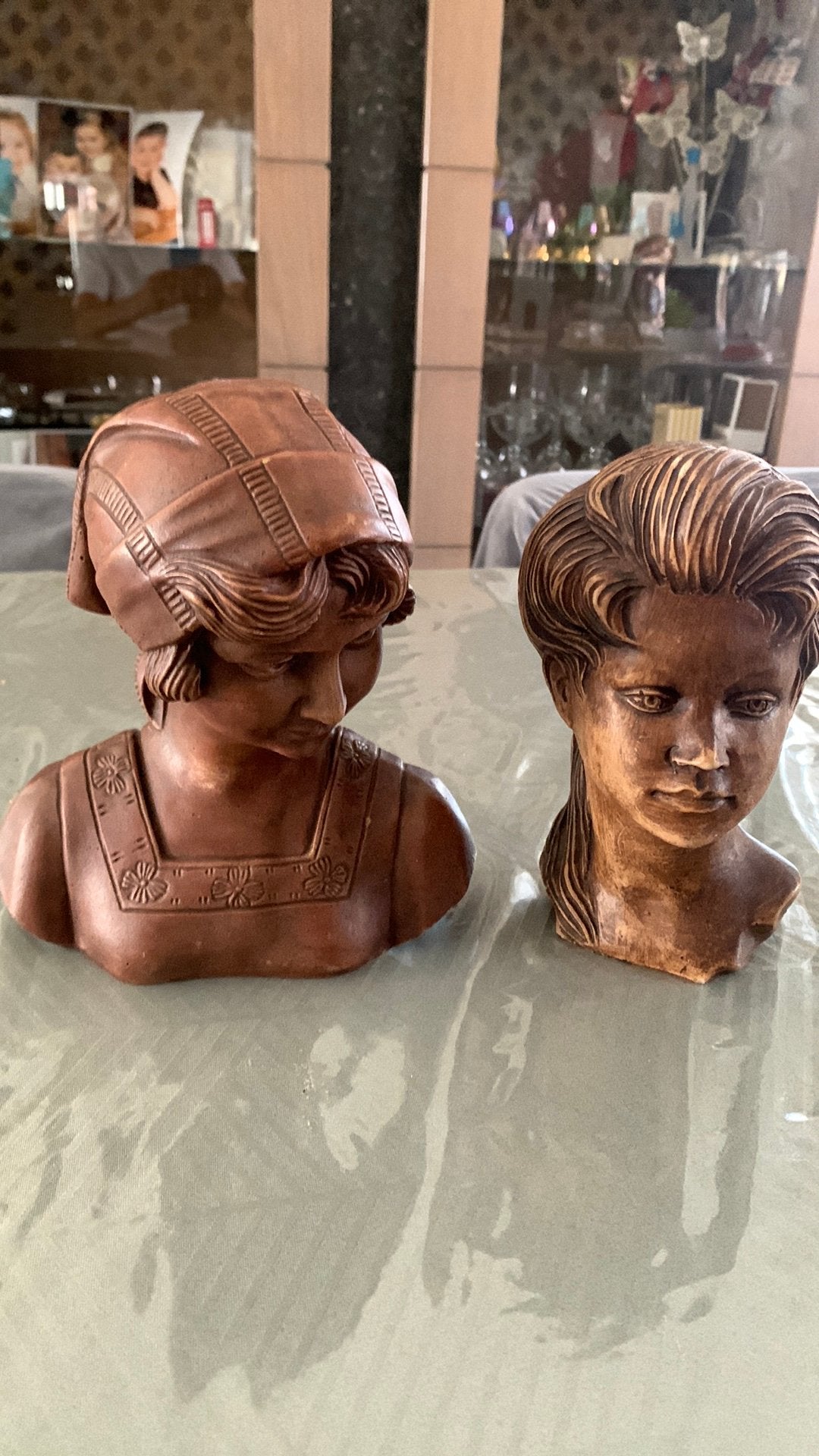 Buste de jeune fille en terre cuite, Antiquités & Art, Art | Sculptures & Bois, Enlèvement, Buste