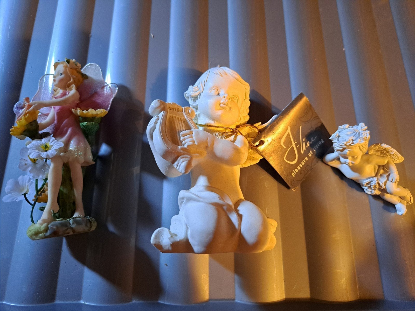3 figurines, 2 anges J Line et 1 fée, Collections, Enlèvement ou Envoi, Comme neuf, Fantasy