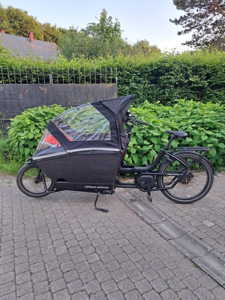 Urban Arrow bakfiets, Fietsen en Brommers, 4 kinderen of meer, Gebruikt, Elektrisch, Ophalen