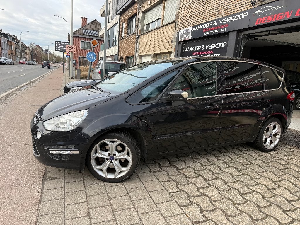Ford S-Max 2.0Tdci 120kw 163pk 7-zits Automaat 297000km, Auto's, Automaat, Euro 5, Monovolume, Zwart