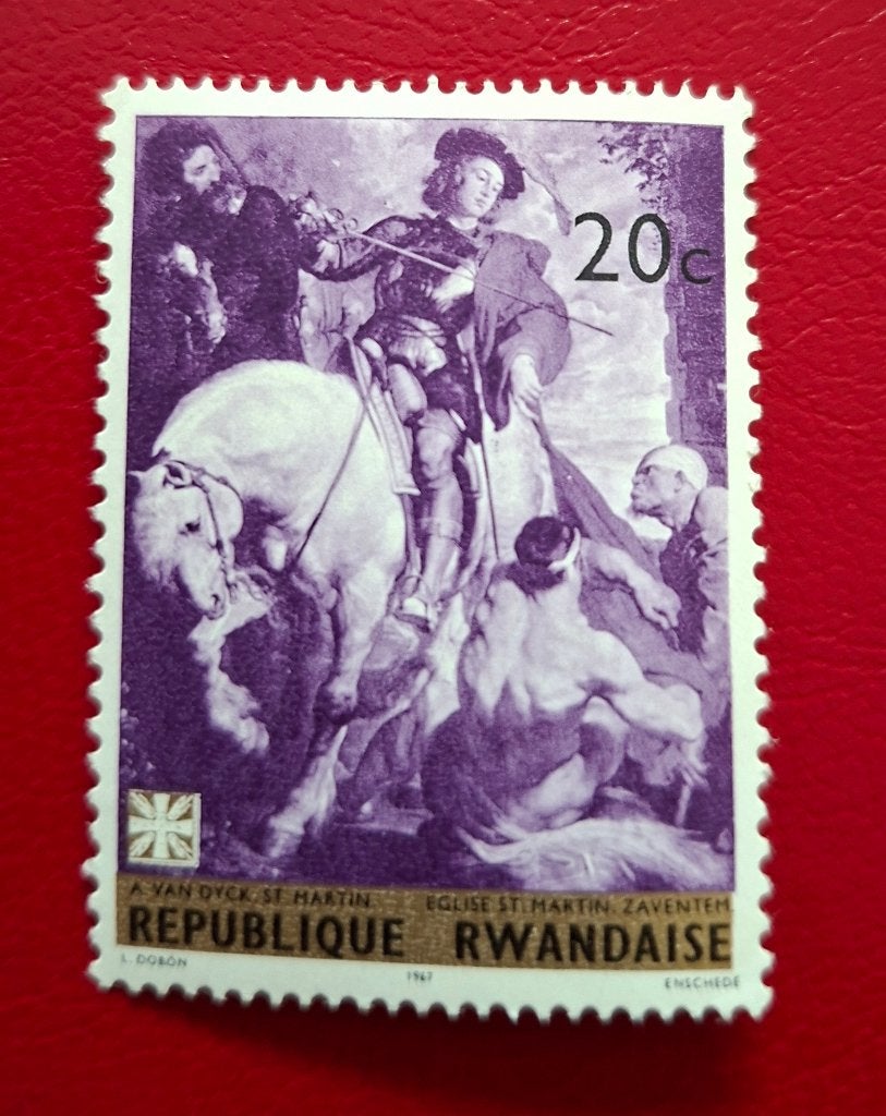 Timbre Rwanda OBP 205**, Enlèvement ou Envoi, Non oblitéré