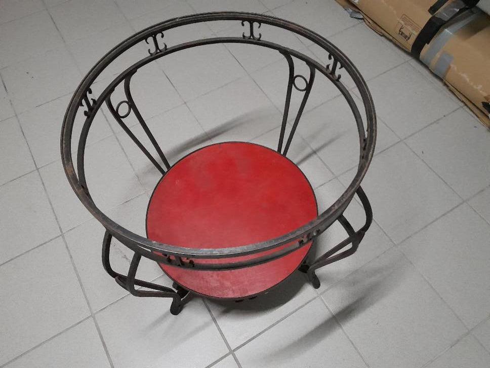 Vintage bijzet tafel., Antiek en Kunst, Ophalen