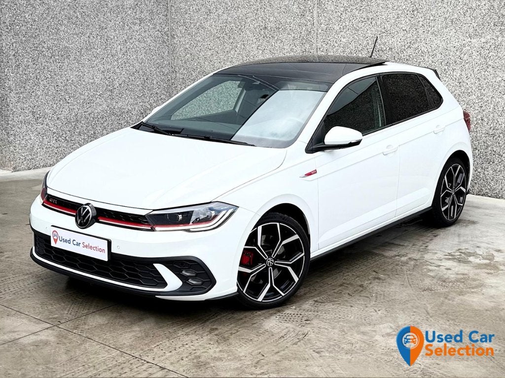 Volkswagen Polo GTI DSG 2.0TSI Facelift/ Pano/ ACC/ Garantie, Euro 6, Entreprise, Entretenue par le concessionnaire, Noir