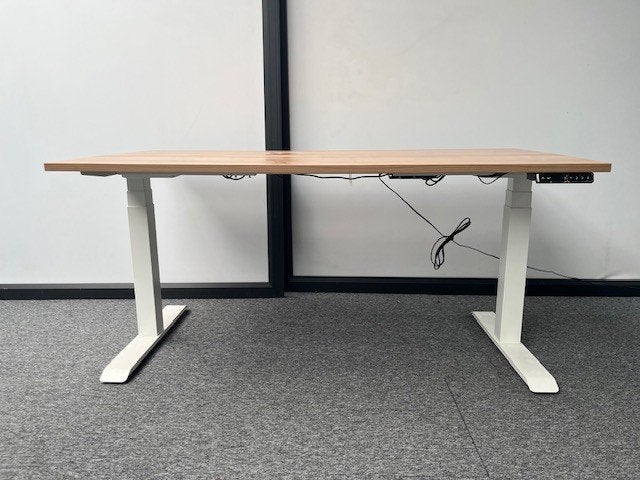 Zit-sta bureau elektrisch (wit), Computers en Software, Laptoptafels, Ophalen