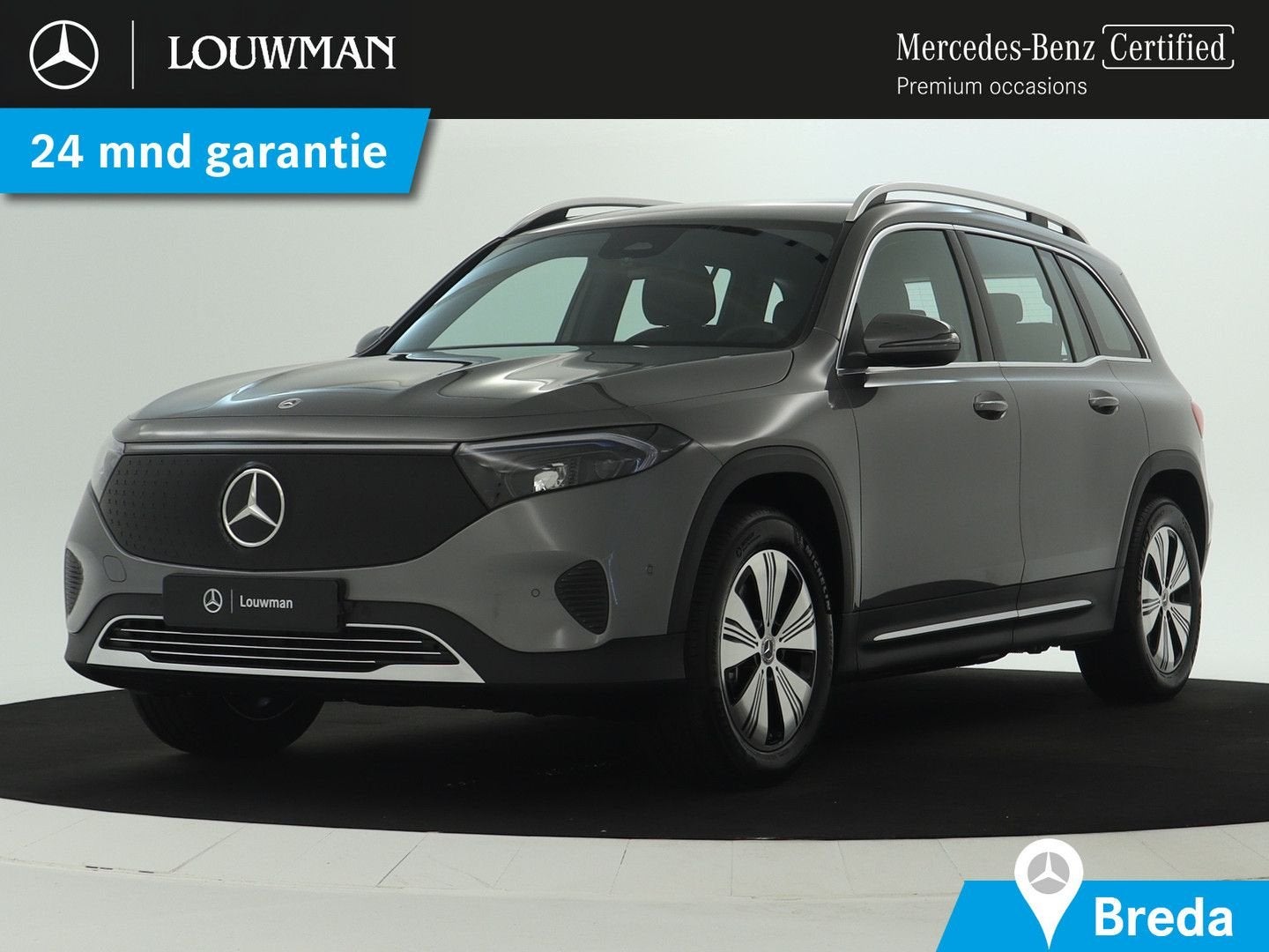 Mercedes-Benz EQB 250+ Business Solution 71 kWh | Parkeerpak, Auto's, Automaat, Zwart, 534 km, Elektrisch