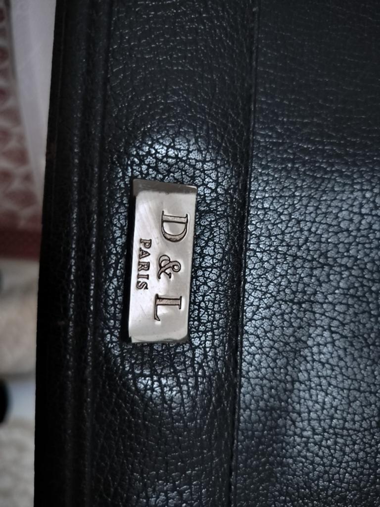 Leren aktetas voor heren,, Handtassen en Accessoires, Portemonnees, Zwart, Zo goed als nieuw, Leder, Ophalen