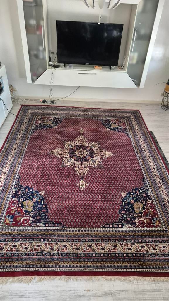 Prachtig Handgeknoopt India Mir Tapijt - 324 x 250 cm - Topc, Huis en Inrichting, Stoffering | Tapijten en Vloerkleden, Ophalen