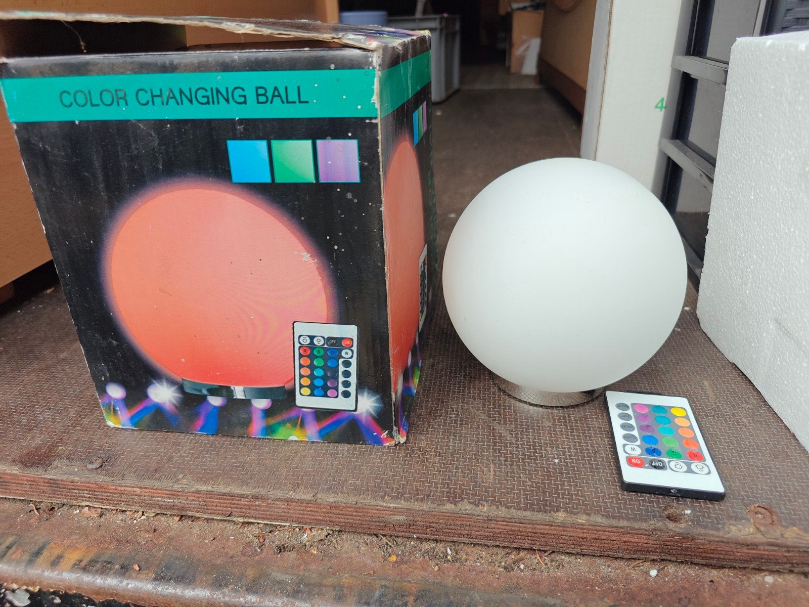 Van kleur veranderende lichtbal, Ophalen of Verzenden, Nieuw, Licht, Kleur