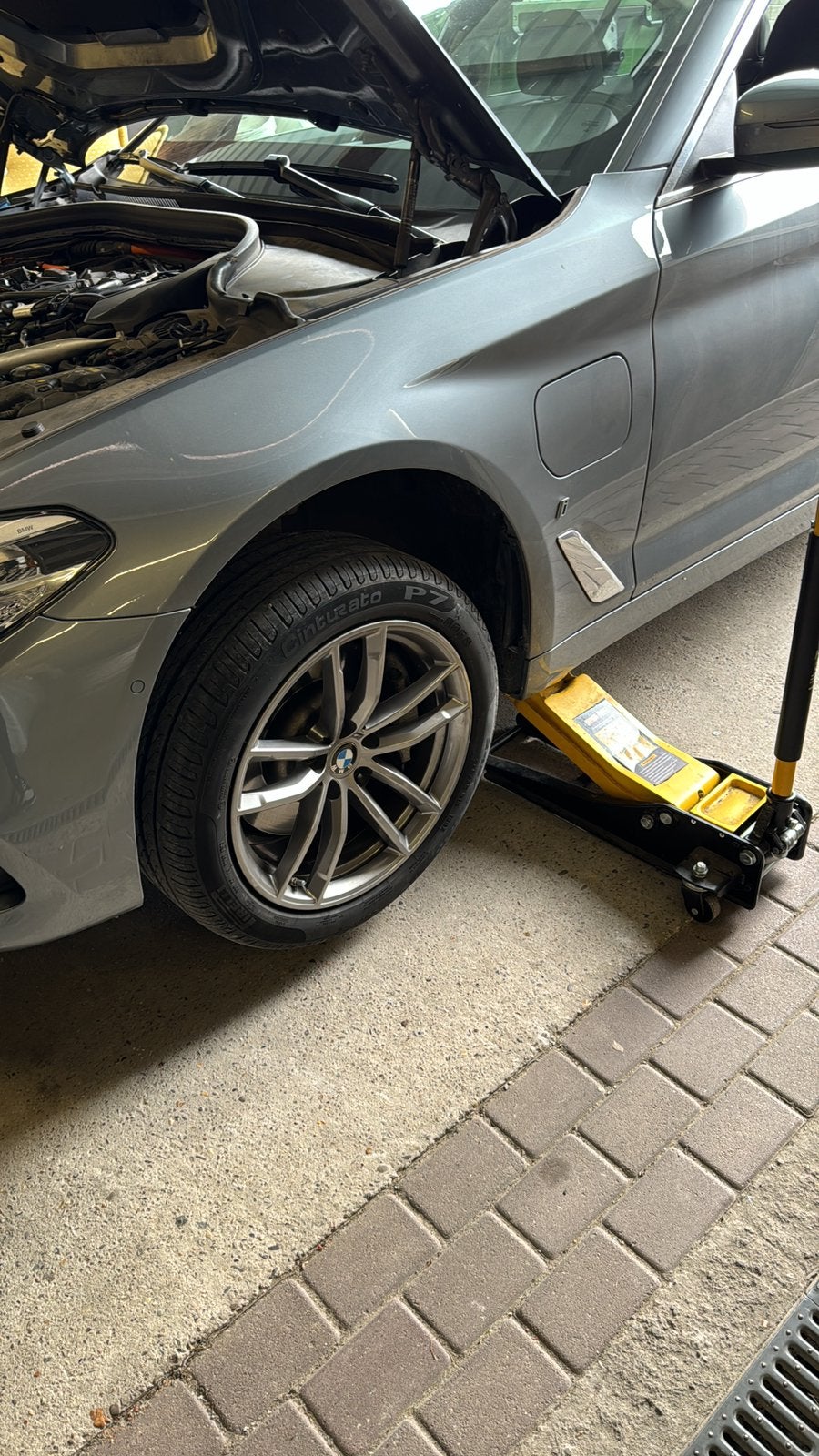 Bmw G30 M pakket velgen met nieuwe banden 19 inch, Gebruikt, Band(en), Personenwagen, Zomerbanden