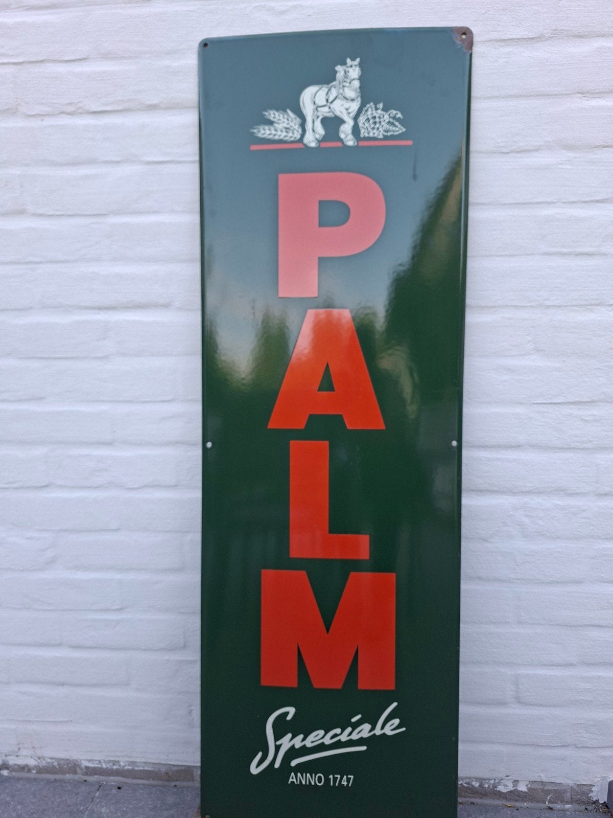 Emaillebord Palm, Enlèvement, Comme neuf, Panneau publicitaire
