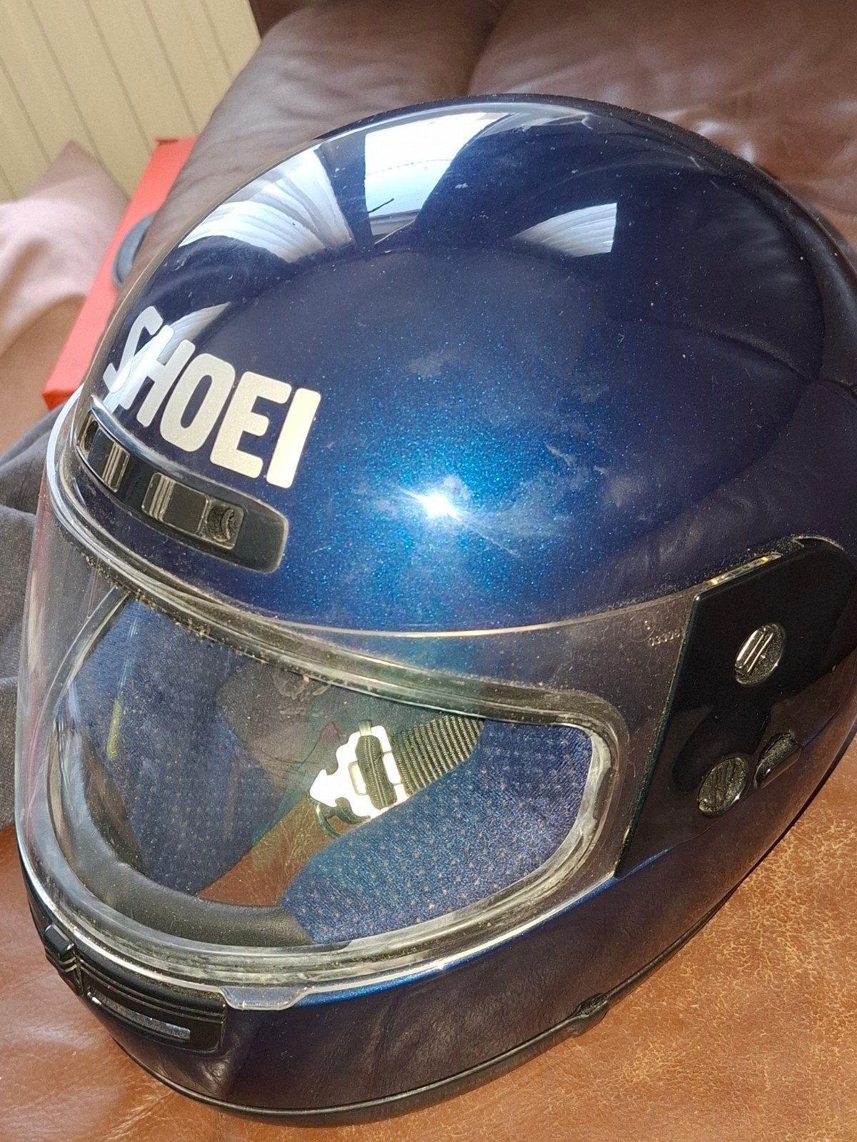 Motor helm shoei, Motoren, Kleding | Motorhelmen, Ophalen, Tweedehands, Shoei