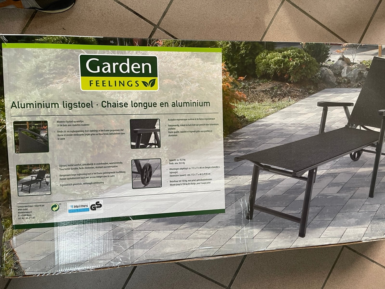 Ligbed, Ophalen, Nieuw