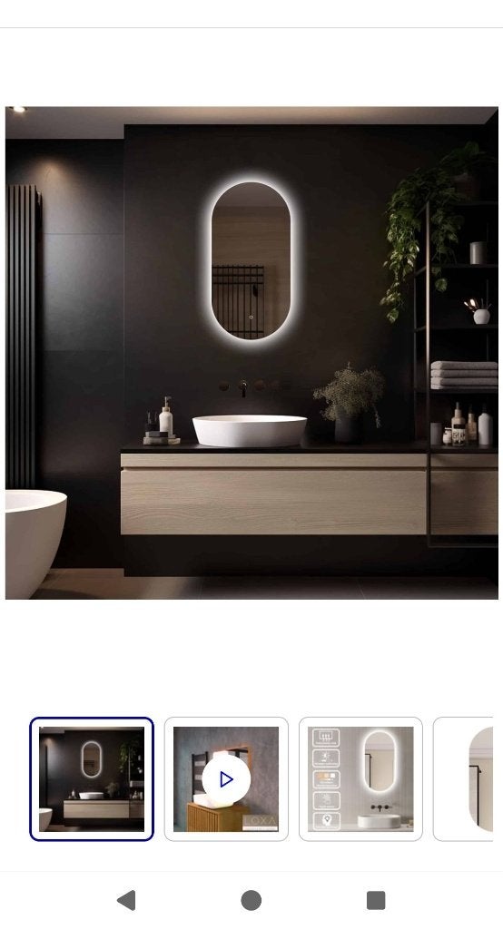 Spiegel voor badkamer of wc, Ophalen, Nieuw