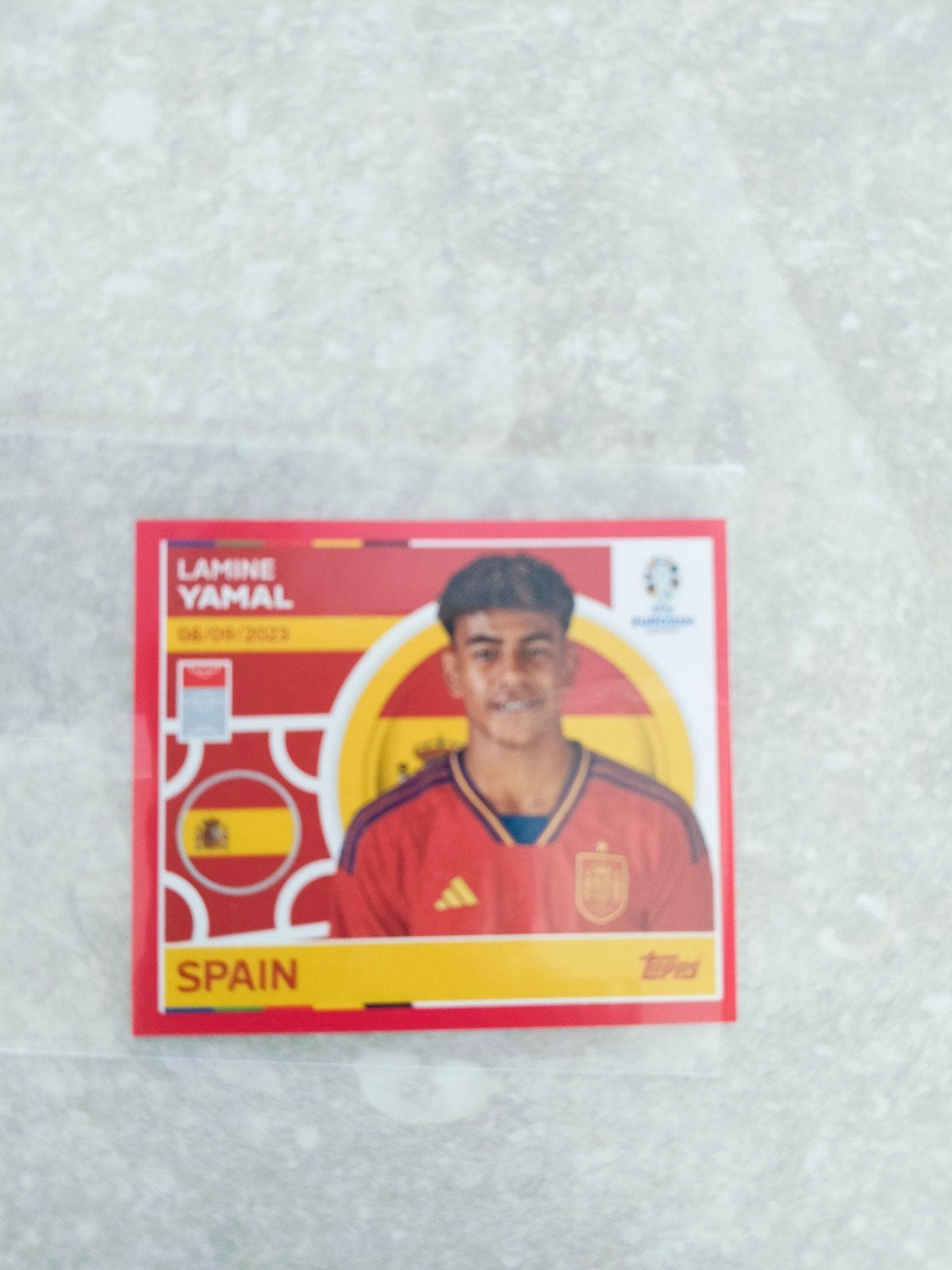 Topps Euro 2024 Lamine Yamal Spanje Suisse editie, Envoi