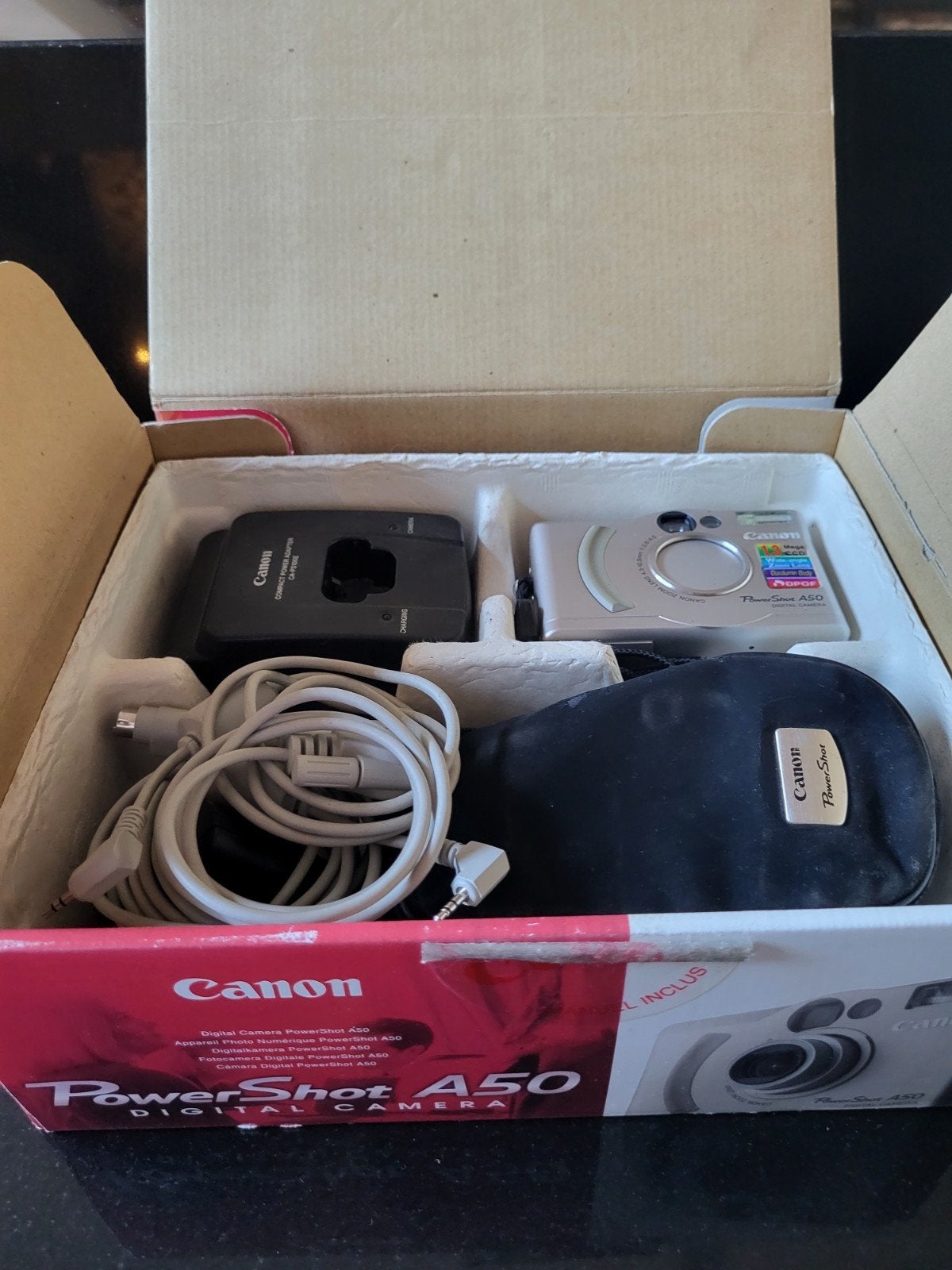 Canon PowerShot A50, Ophalen of Verzenden, Zo goed als nieuw, Canon