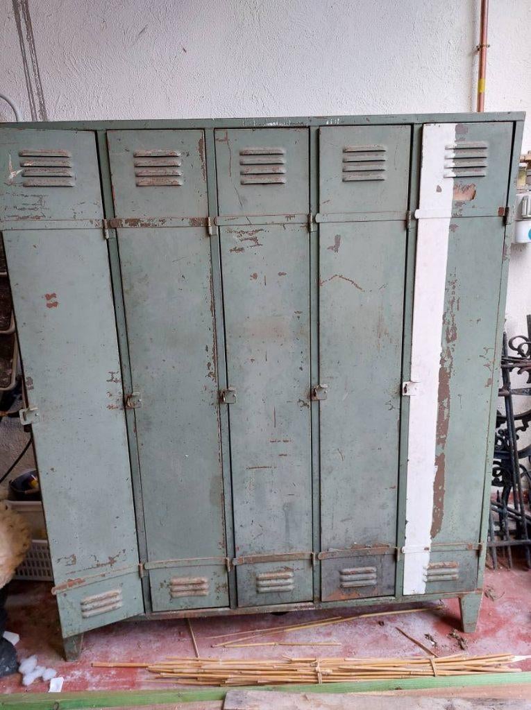 Metalen locker, Ophalen, Gebruikt, Vintage