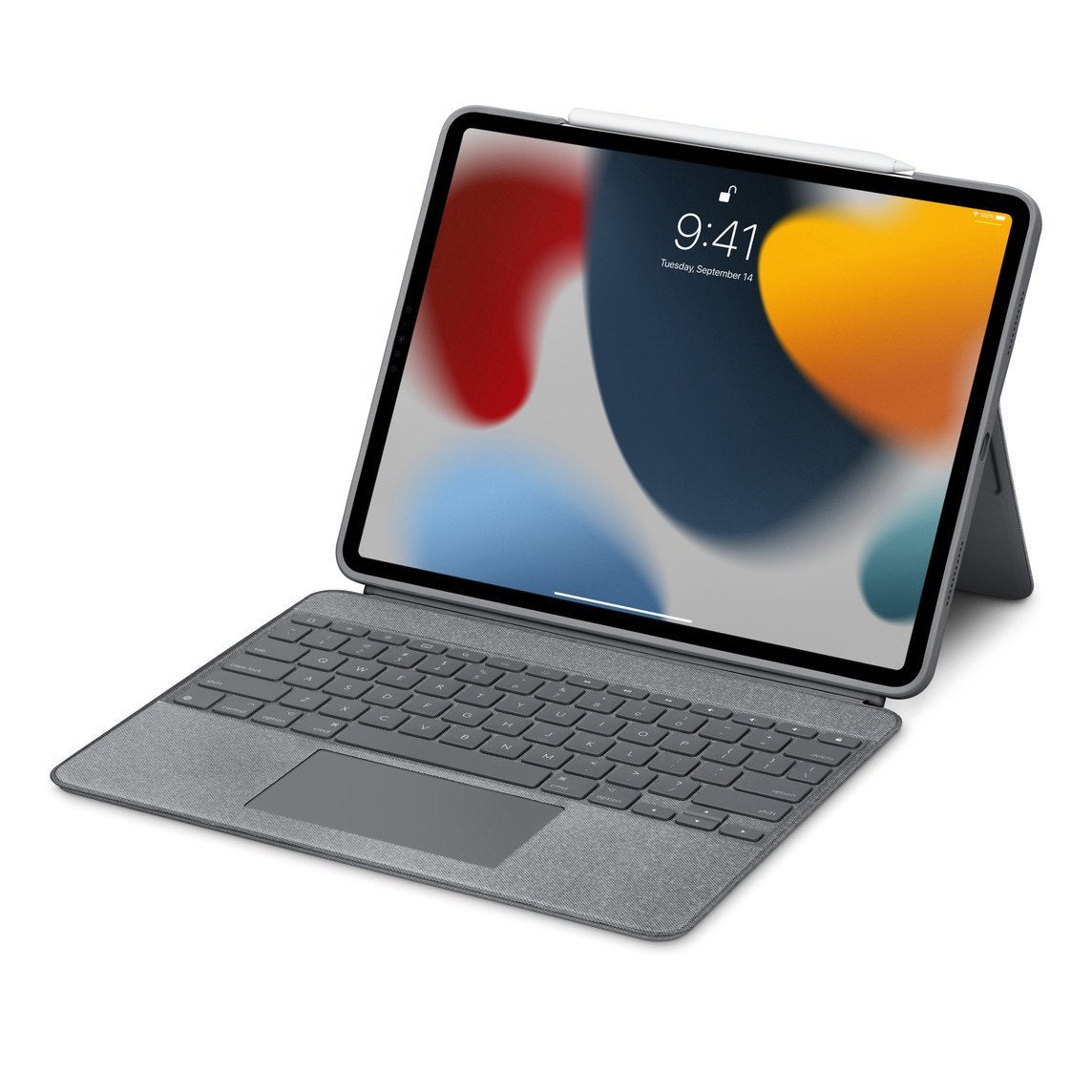 iPad Pro 12,9 pouces (3e génération) avec clavier Logitech, Gris, Enlèvement ou Envoi, 12 pouces, Comme neuf