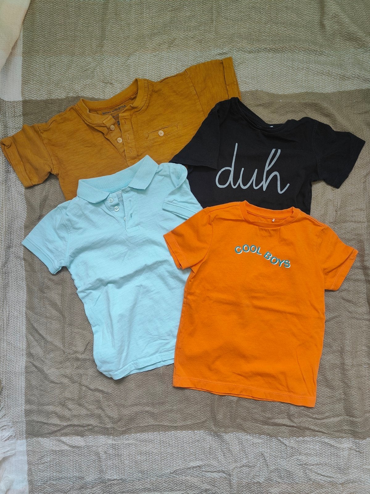 Pakket T-shirts 110, Kinderen en Baby's, Kinderkleding | Maat 110, Ophalen of Verzenden, Zo goed als nieuw, Jongen, Shirt of Longsleeve