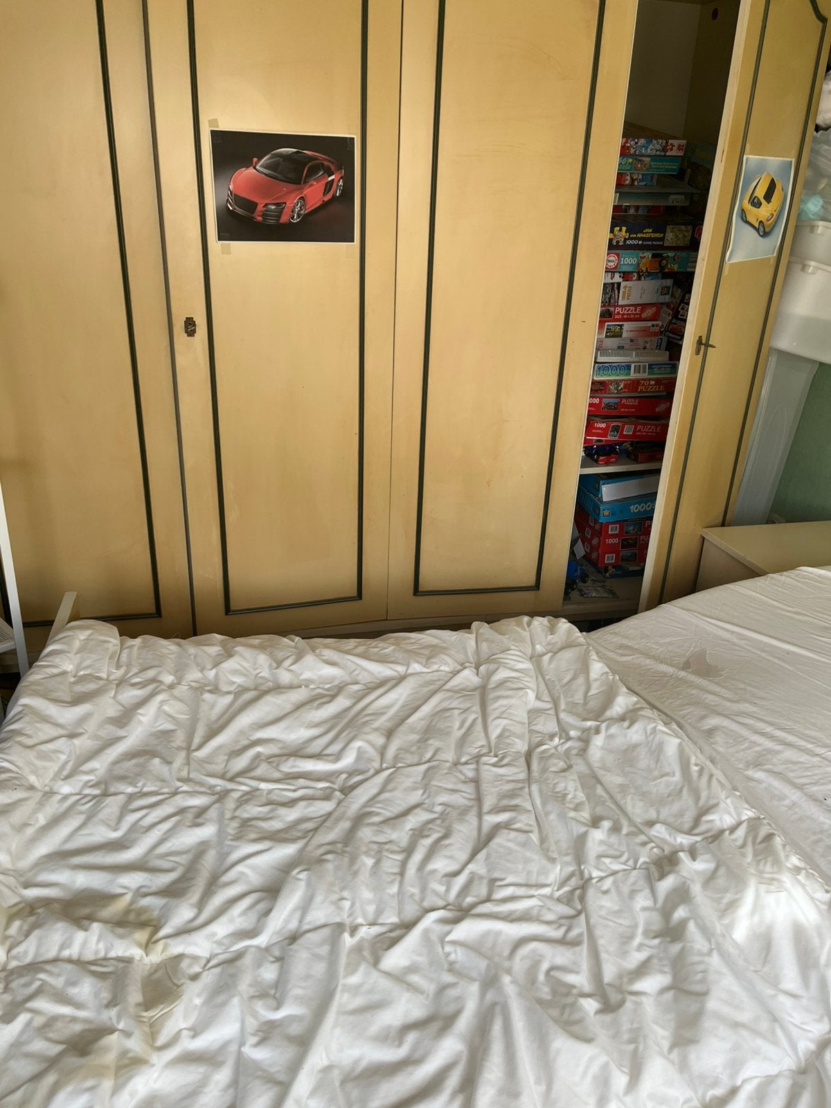 GRATIS  slaapkamers + gratis alles ivm inboedel, Ophalen, Gebruikt, Tweepersoons