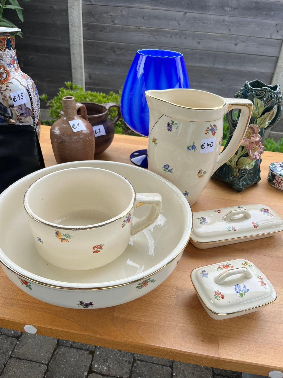Antieke badkamer ornamenten, Antiek en Kunst, Antiek | Servies compleet, Ophalen