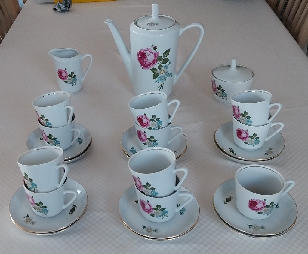 Vintage Kahla koffie servies, Enlèvement