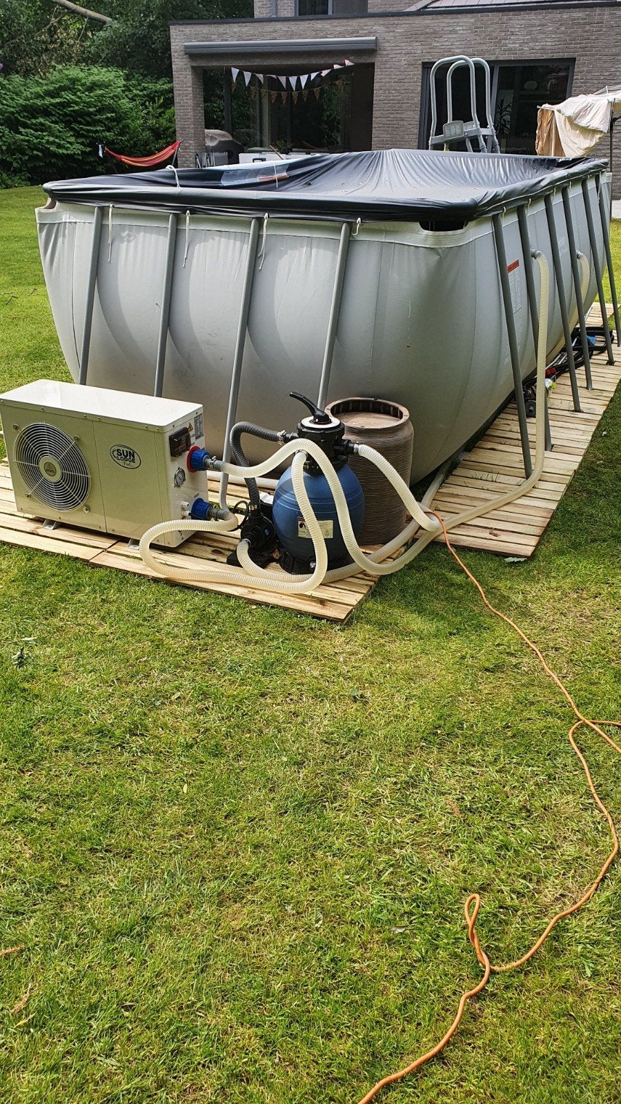 Best way power steel inclusief warmte en filterpomp, Ophalen