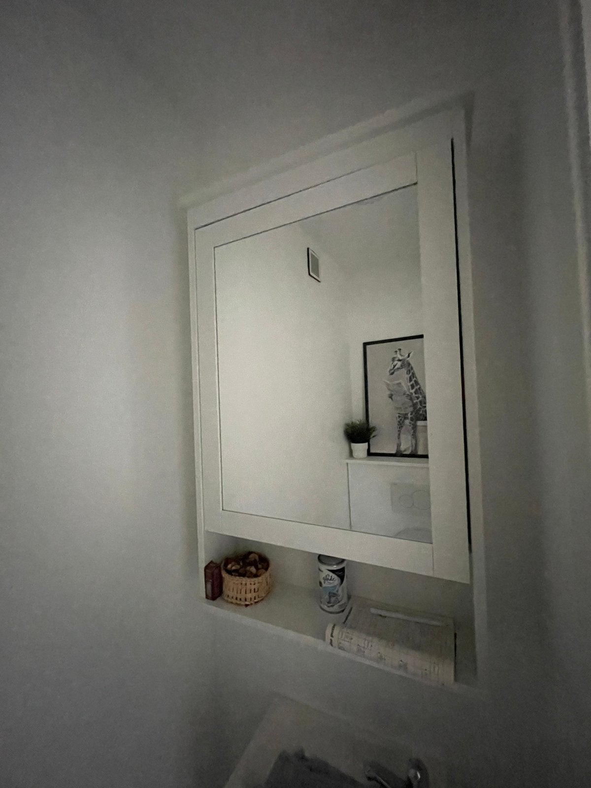 Toiletkastje met spiegel, Enlèvement, Comme neuf, Armoire à miroir