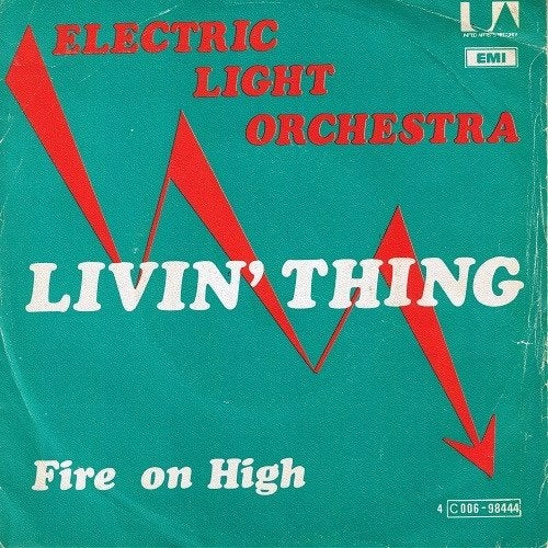 7" Electric Light Orchestra – Livin' Thing, CD & DVD, Vinyles Singles, Enlèvement ou Envoi, 7 inch, Utilisé, Rock et Metal
