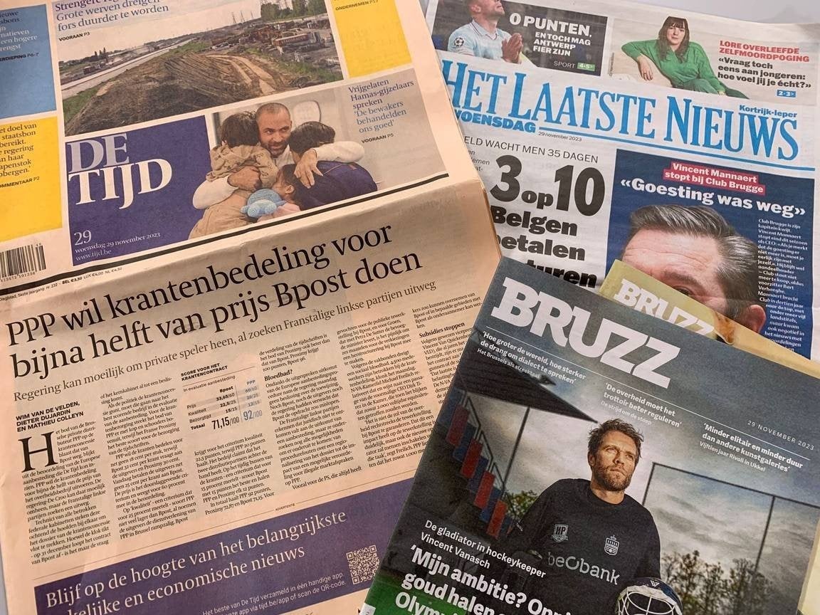 kranten bezorgen?, Ophalen