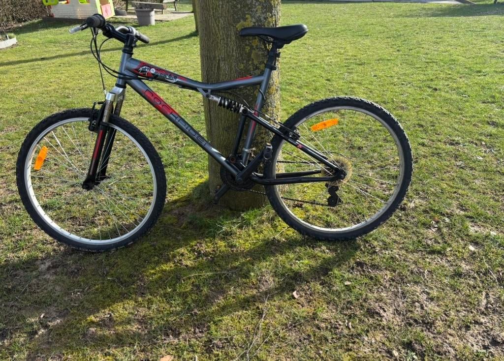 Velo homme Rockrider rouge/gris 27,5 p 21 vitesses, Autres marques, Enlèvement, Hommes, 53 à 57 cm