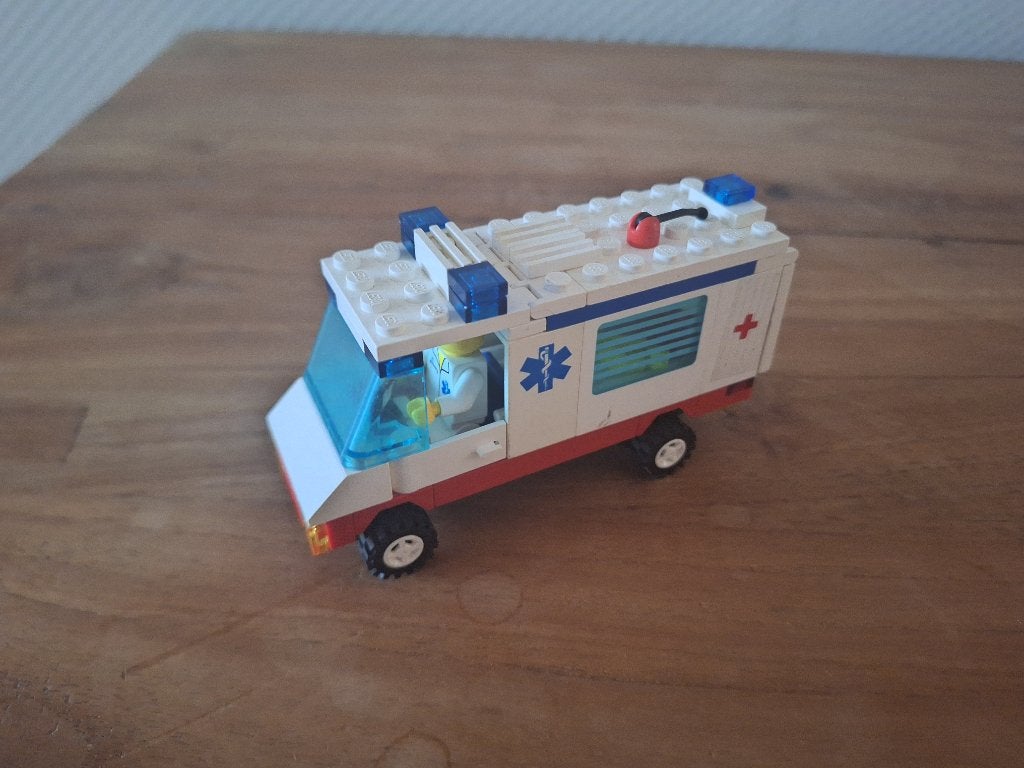 lego town ambulance 6666, Enlèvement ou Envoi, Lego, Ensemble complet, Utilisé