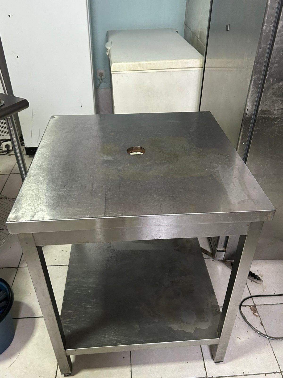 Table inox, Enlèvement ou Envoi, Comme neuf