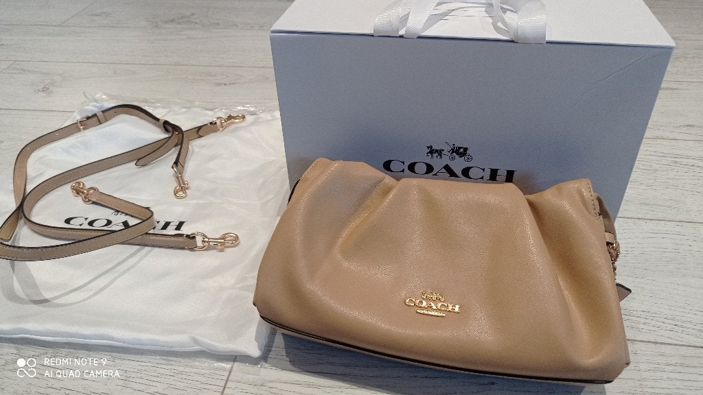 Sac Coach Cuir Marron Beige Jamais Porté, Neuf, Envoi, Neuf, Beige, Sac à main