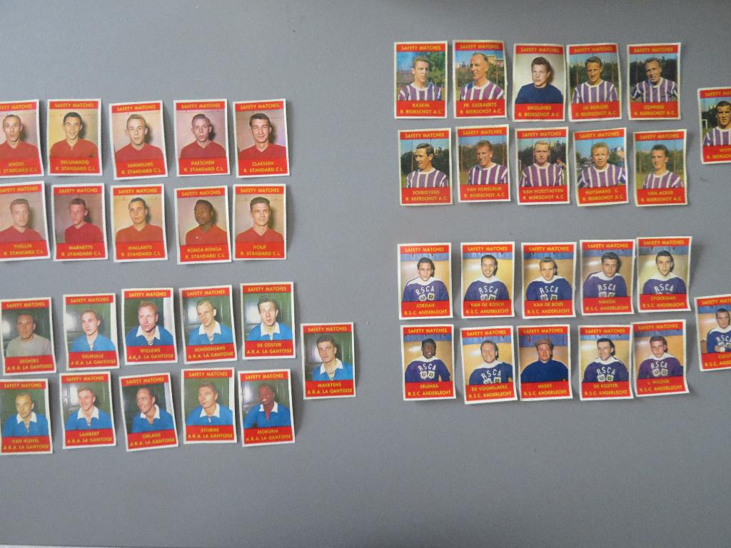 43 lucifer etiketten AA Gent Standard Anderlecht Beerschot, Enlèvement ou Envoi, Comme neuf, Affiche, Image ou Autocollant