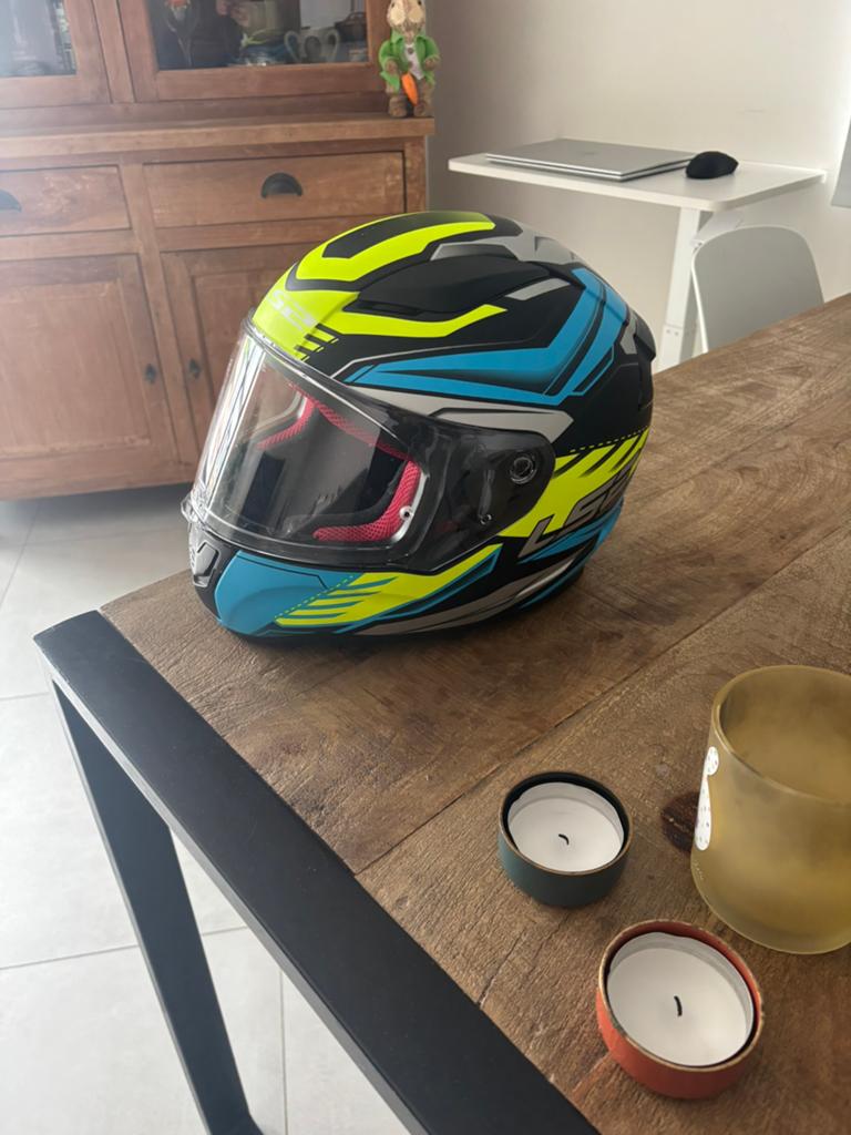 Karthelm ls2 maat S, Sport en Fitness, Karting, Ophalen, Zo goed als nieuw, Helm of Handschoenen