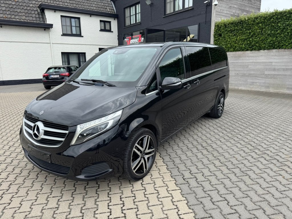 Mercedes V 250d Lichte-vracht 5 plaatsen, 4 cilinders, 2000 kg, Zwart, Leder