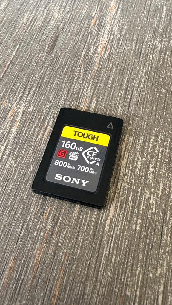 Sony TOUGH cf express type a 160 Gb, Audio, Tv en Foto, Foto | Geheugenkaarten, Ophalen, Zo goed als nieuw