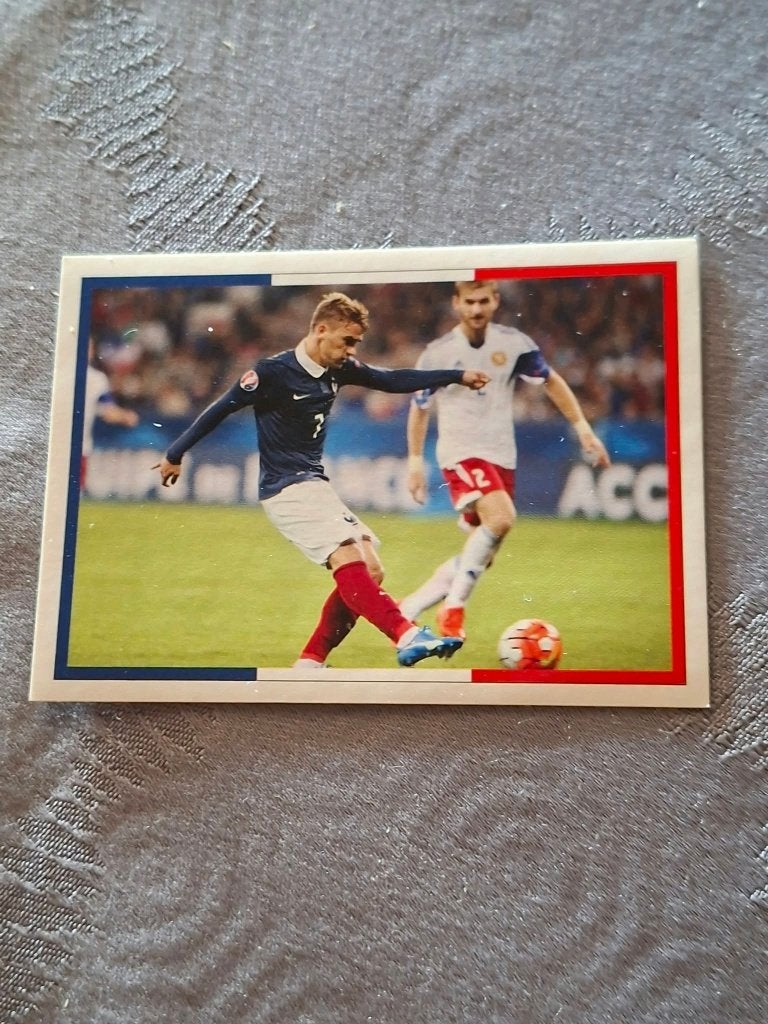 Panini/Sticker : Antoine Griezmann / Frankrijk, Verzamelen, Ophalen of Verzenden, Nieuw, Poster, Plaatje of Sticker